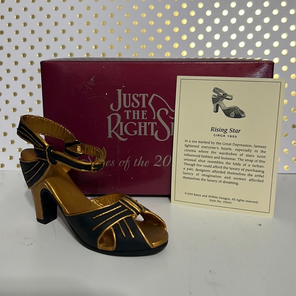 Just the Right Shoe "Rising Star" #25043 Miniature Collectible Shoe (1999) - Picture 1 of 11